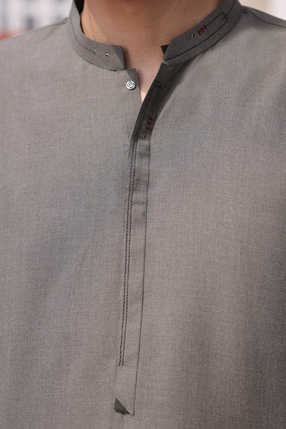 Blended Grey Shalwar Kameez - Almirah