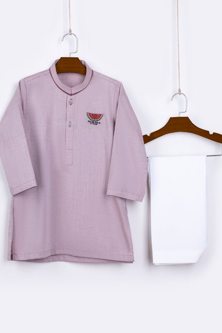 Cotton Pink Kameez Shalwar - J. Junaid Jamshed