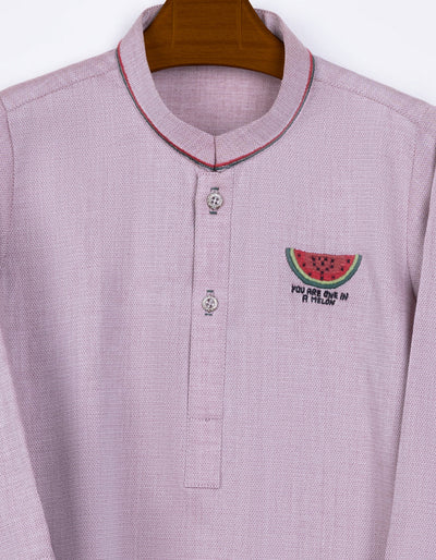Cotton Pink Kameez Shalwar - J. Junaid Jamshed