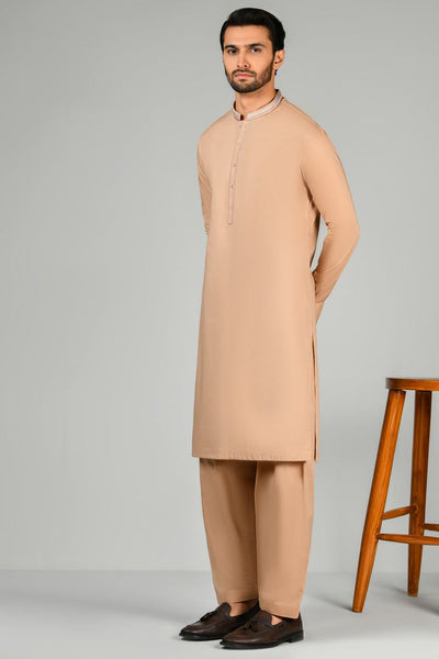 Cotton Biscuit Shalwar Kameez - J. Junaid Jamshed