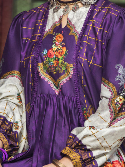 Purple Cambric Kurti - Almirah