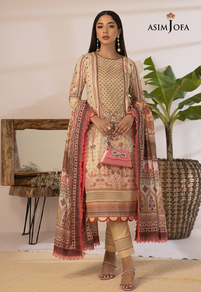 AJBP-10 - Asim Jofa Basic Print Suit