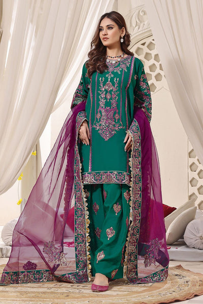 Sheesha Silk Luxury Zinc 3 Piece Stitched Suit - Khas