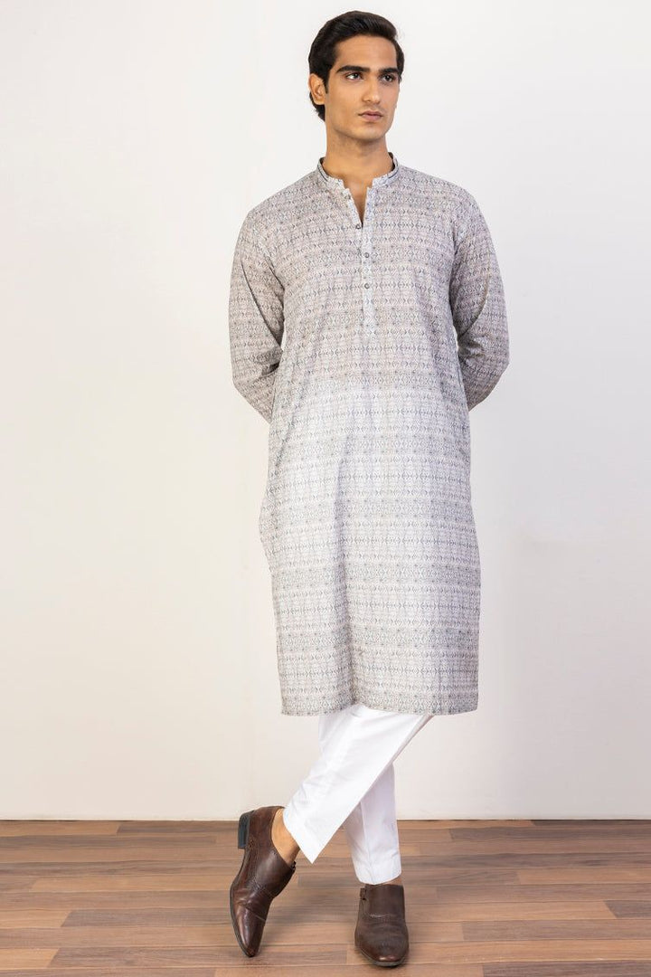 Cotton Multi Kurta - J. Junaid Jamshed
