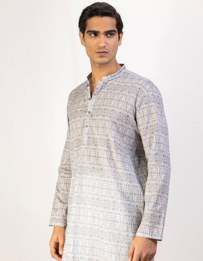 Cotton Multi Kurta - J. Junaid Jamshed