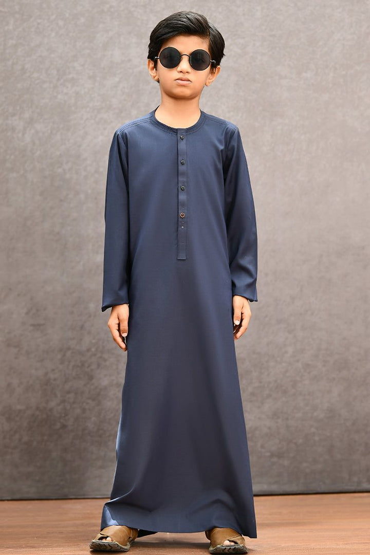 Navy Blue Jubba - J. Junaid Jamshed