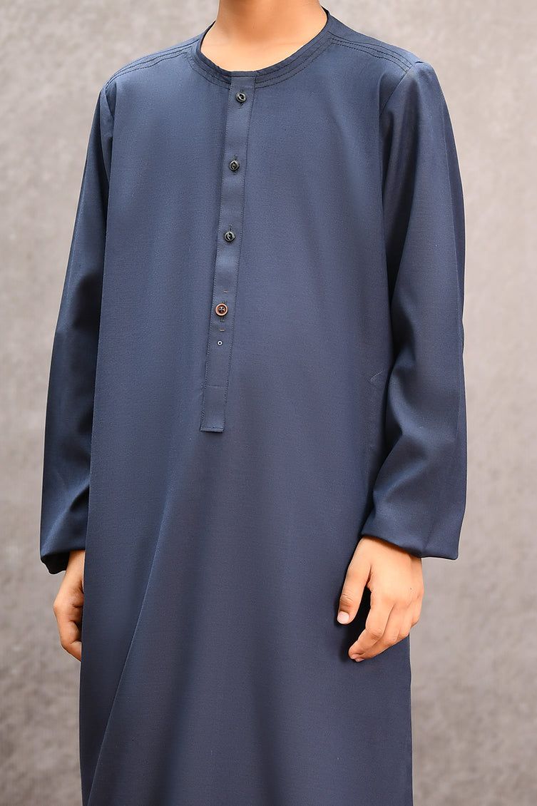 Navy Blue Jubba - J. Junaid Jamshed