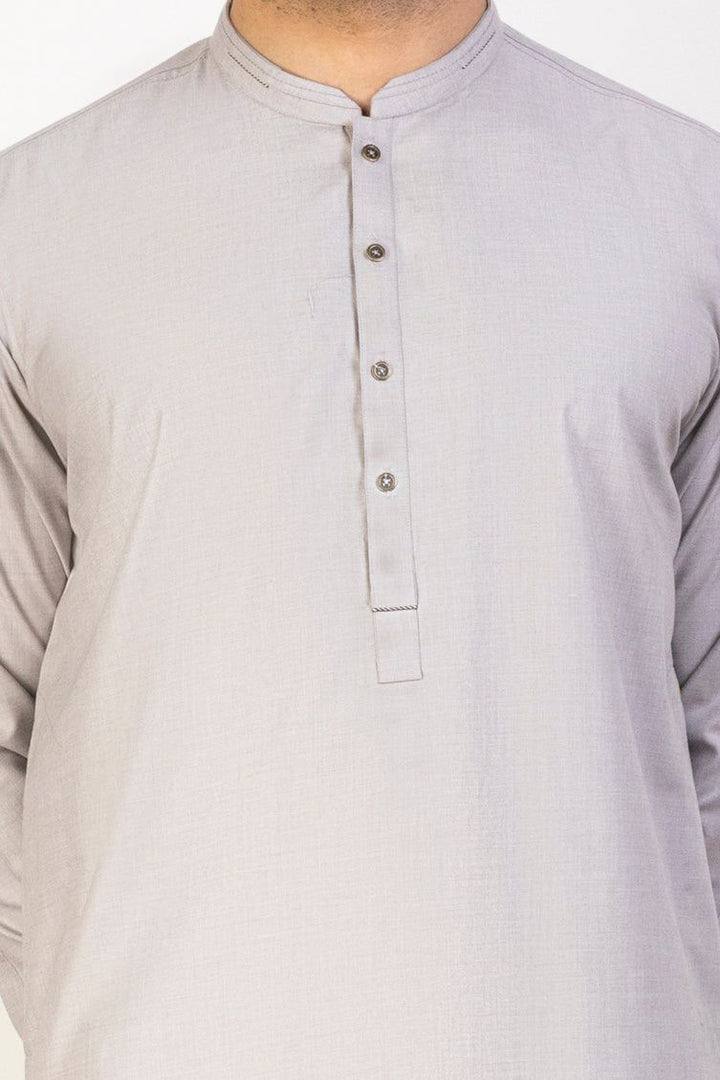Blended Sand Kurta - J. Junaid Jamshed