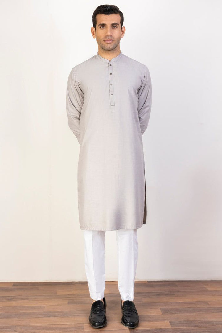 Blended Sand Kurta - J. Junaid Jamshed