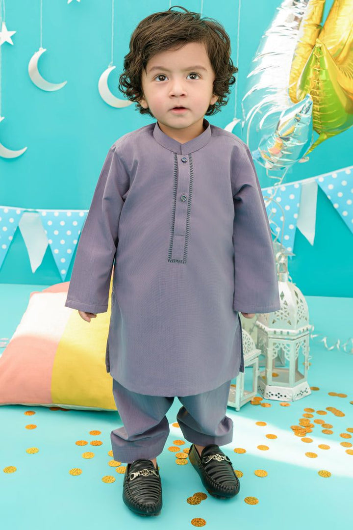 Blended Light Purple Kameez Shalwar - J. Junaid Jamshed