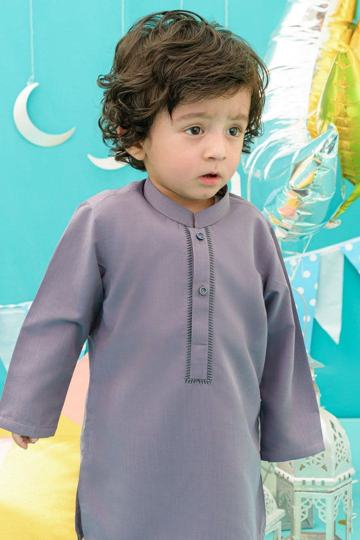 Blended Light Purple Kameez Shalwar - J. Junaid Jamshed