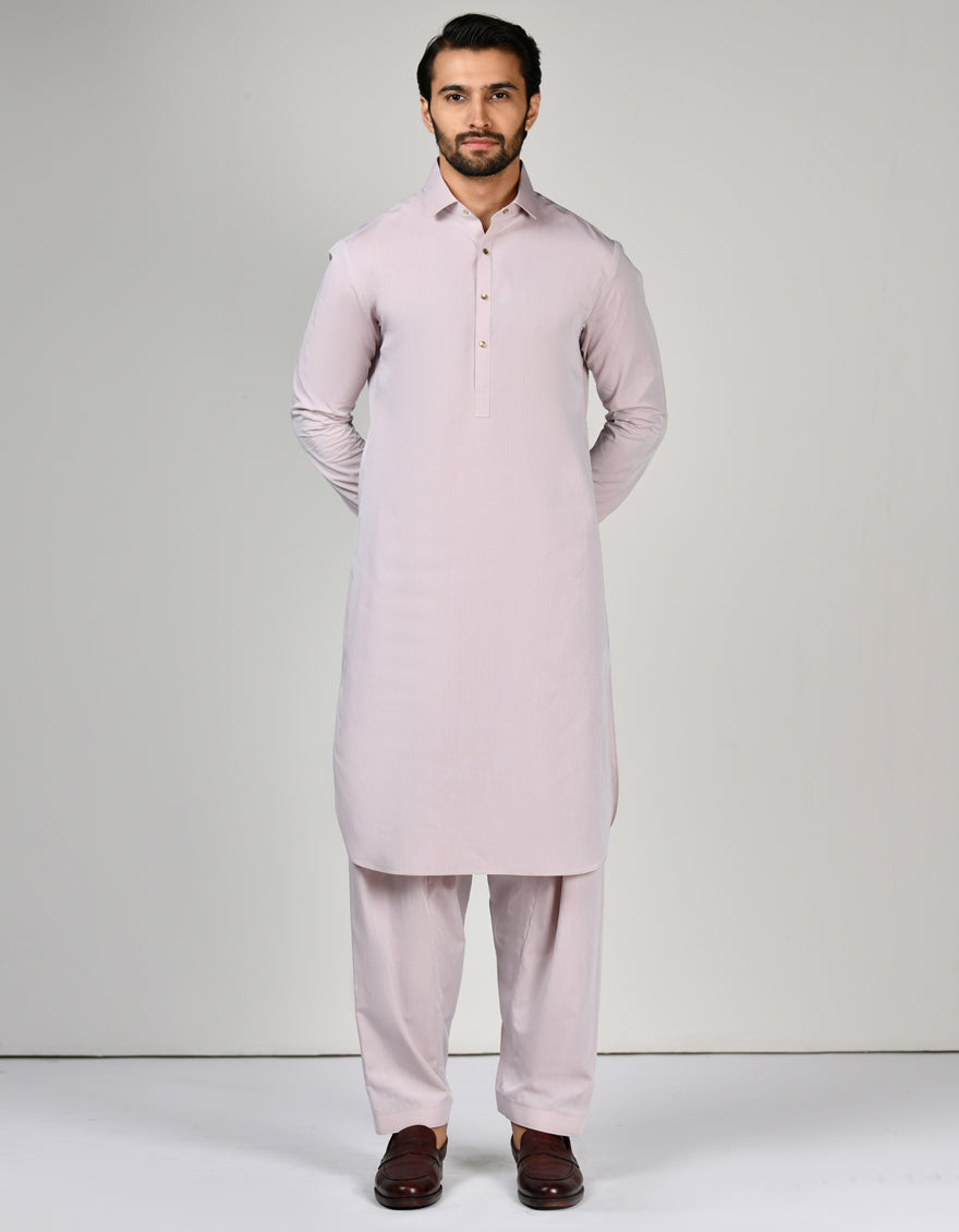Cotton Pink Shalwar Kameez - J. Junaid Jamshed