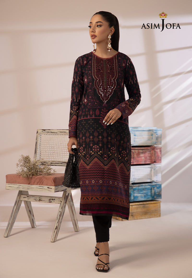 AJBP-24 - Asim Jofa Basic Print Suit