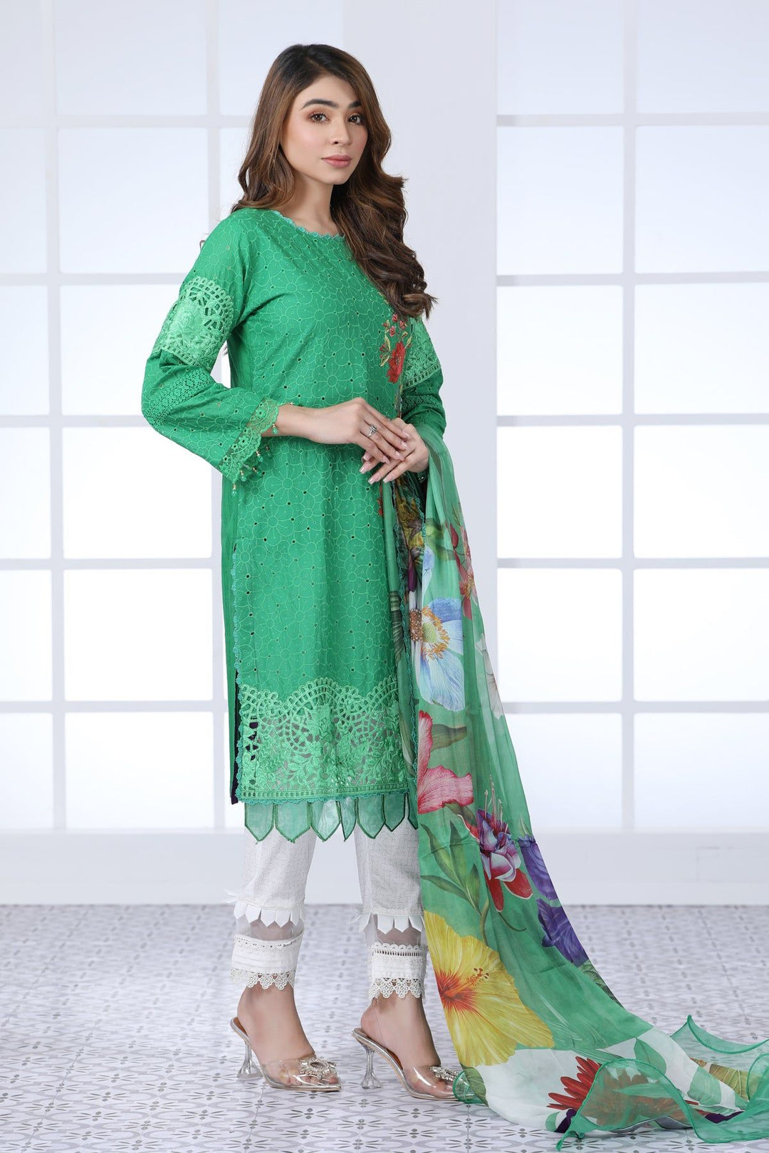 Design 7B Luxury Lawn Collection - Maria B