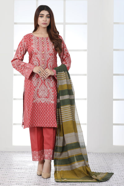 Lawn Red 3 Piece Suit - Beechtree