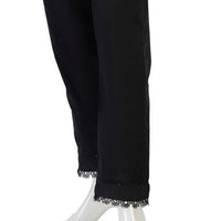 Lawn Black Trouser - J. Junaid Jamshed
