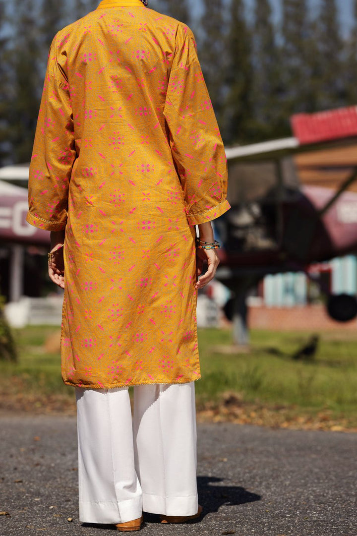 Lawn Orange Kurti - Almirah