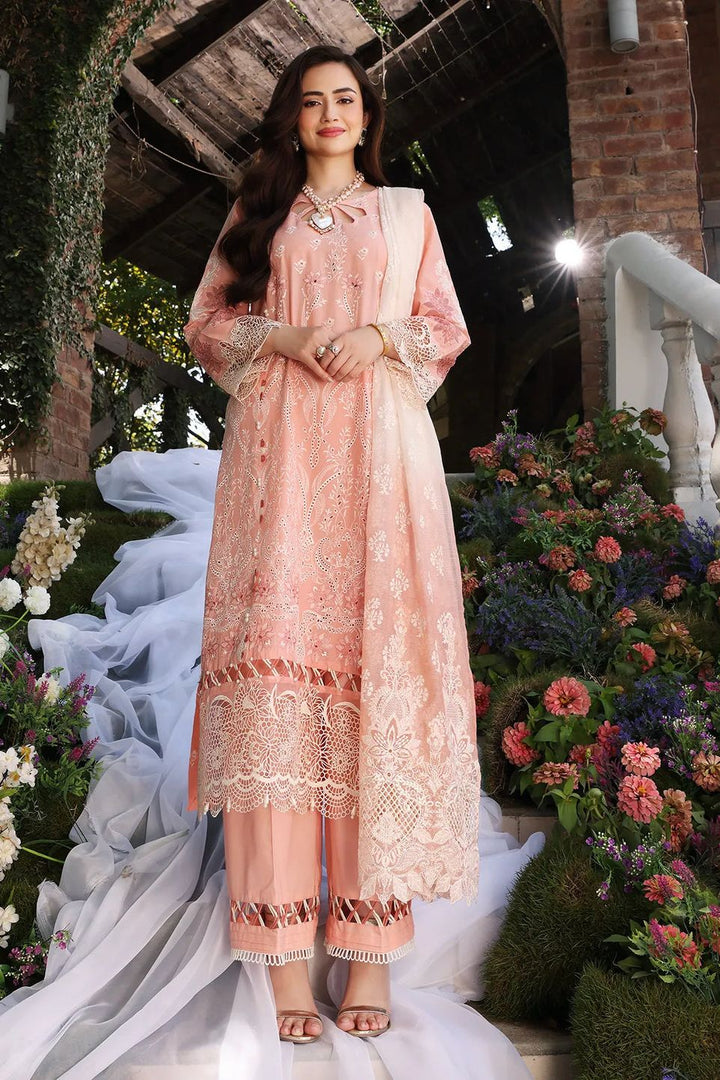 Cindrella 3 Piece Suit - Elaf Chikankari Collection