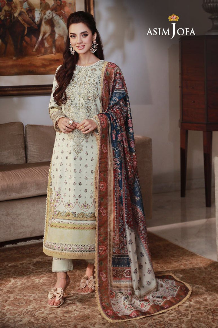 AJAS-08 - Asim Jofa Stitched Asra Intermix Collection