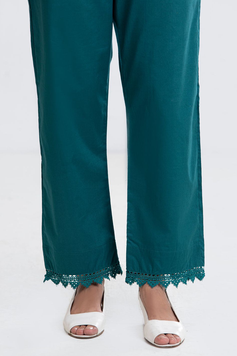Lawn Green Trouser - Almirah