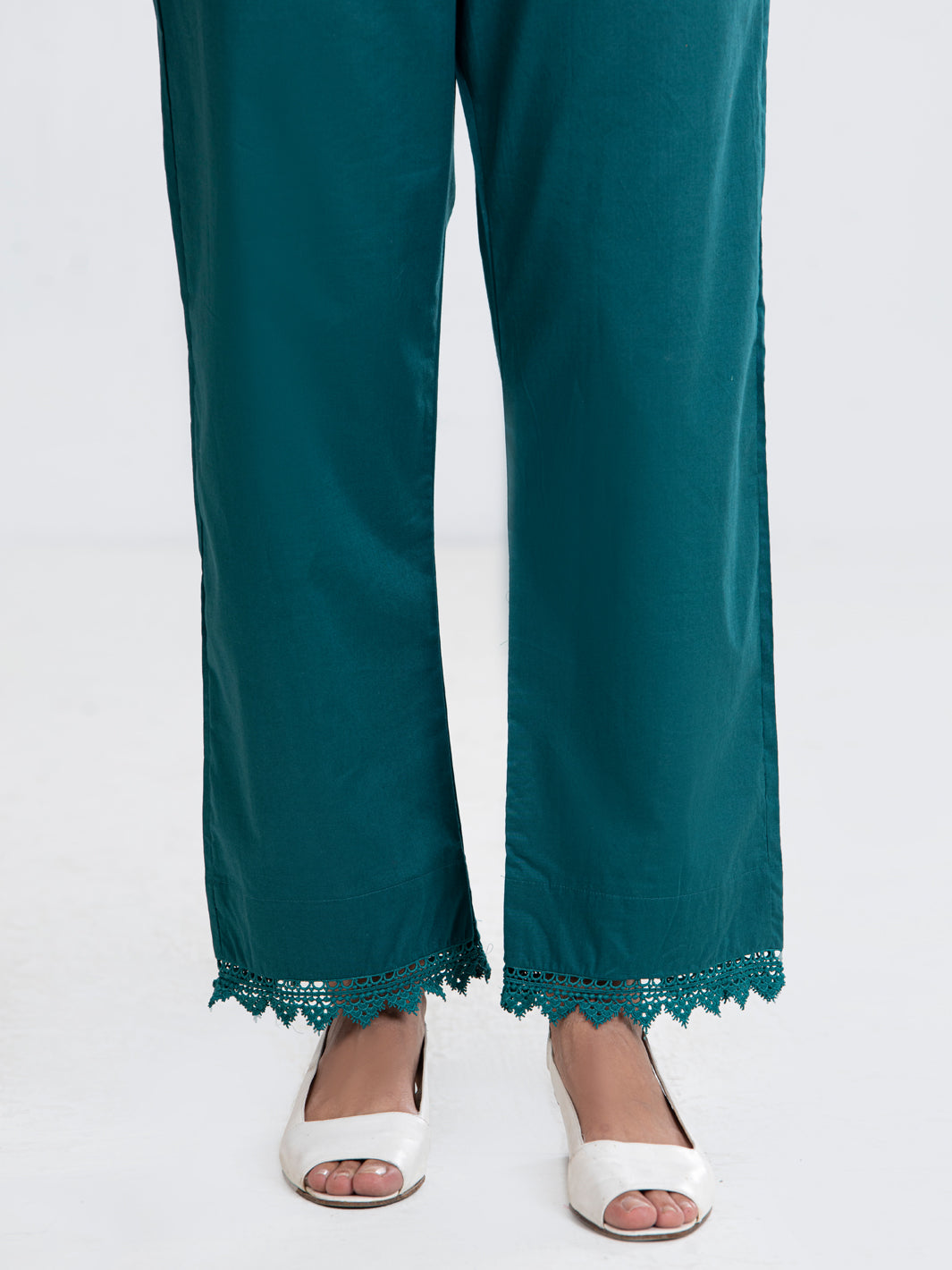 Lawn Green Trouser - Almirah