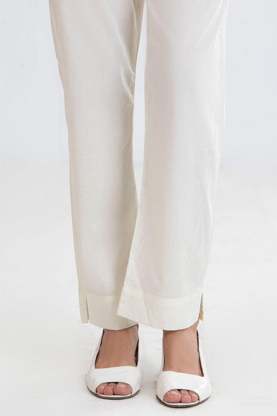 Lawn Pista Green Trouser - Almirah