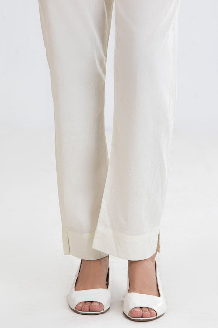 Lawn Pista Green Trouser - Almirah