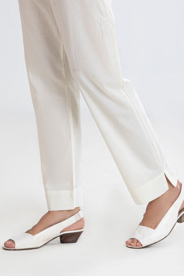 Lawn Pista Green Trouser - Almirah