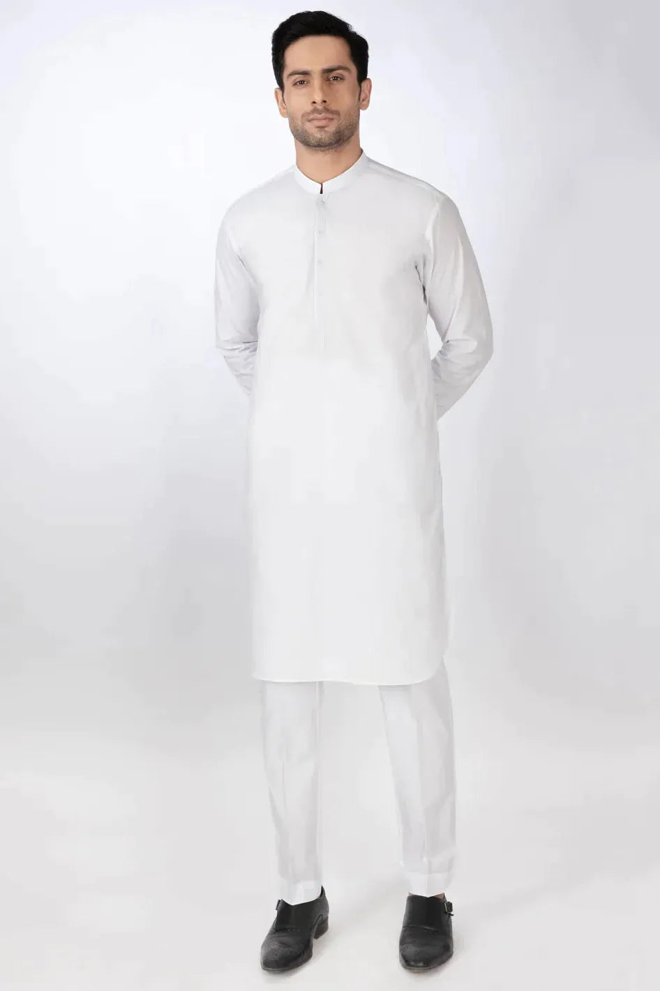 Cotton White Kurta Trouser - Almirah