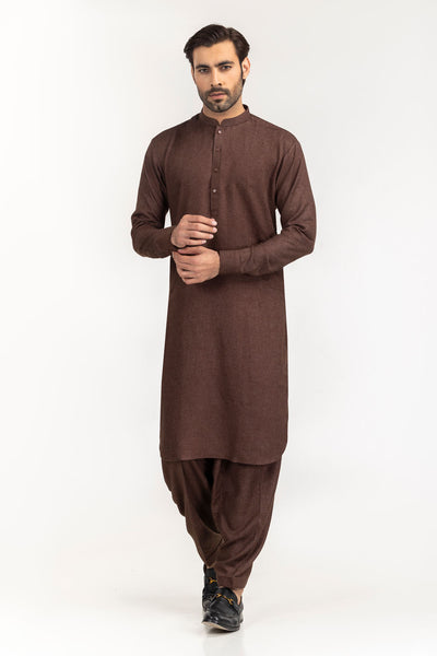 Brown Kameez Shalwar - Gul Ahmed