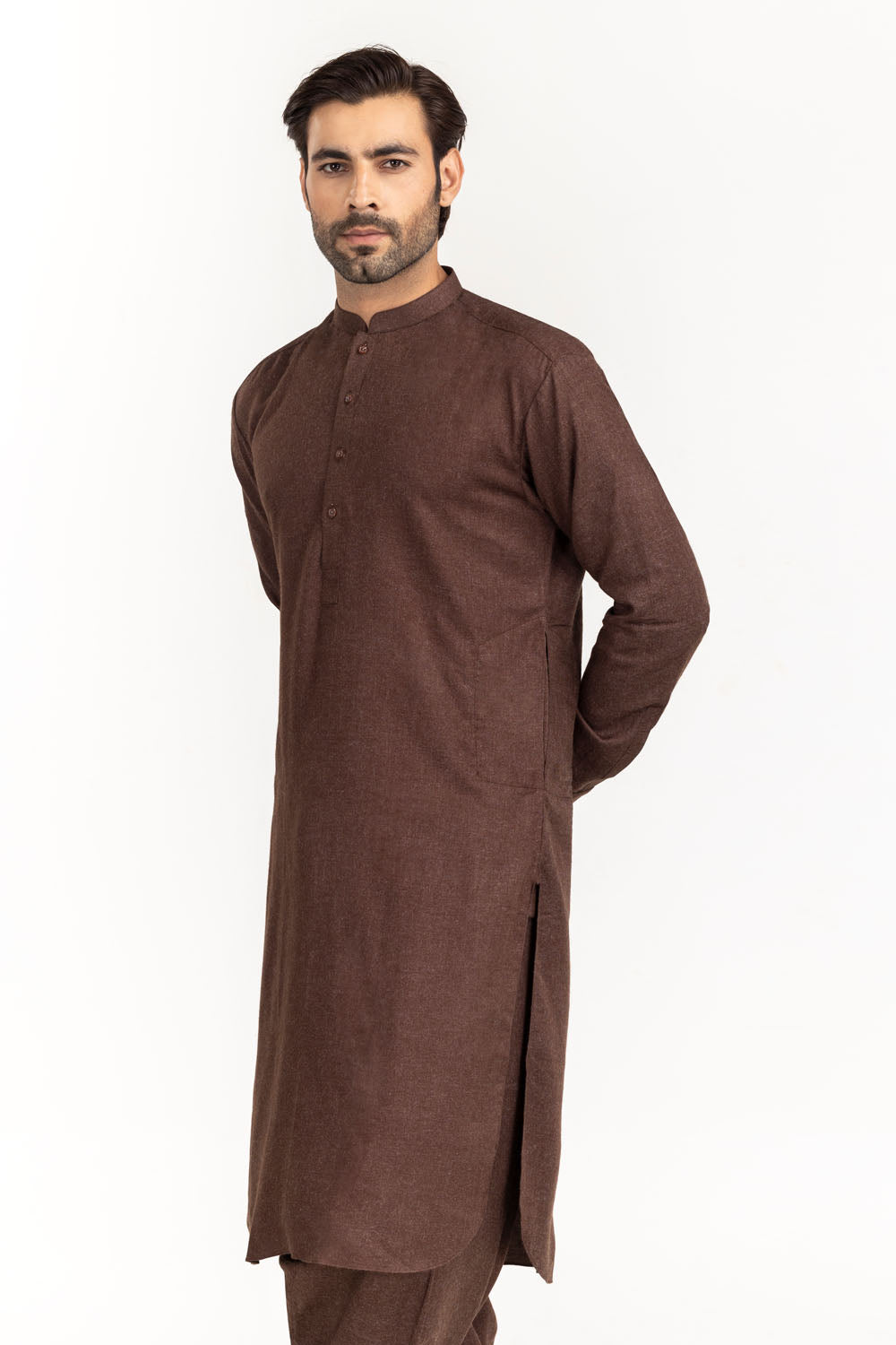 Brown Kameez Shalwar - Gul Ahmed