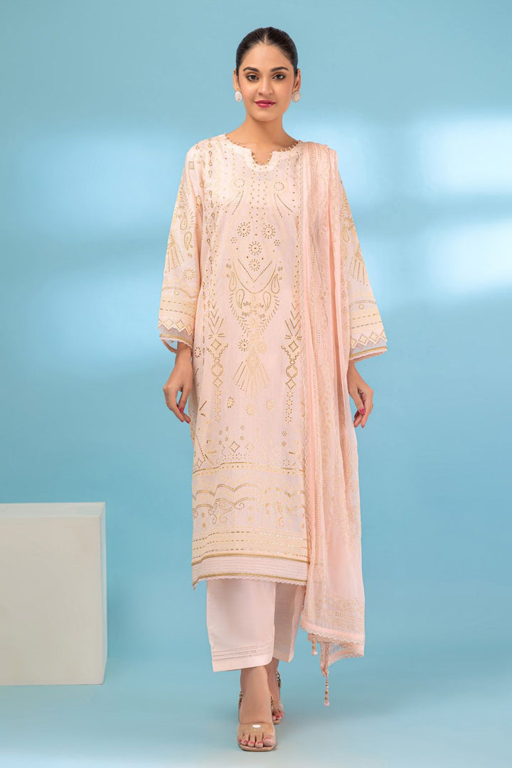 Viscose Peach 3 Piece Suit - Bonanza