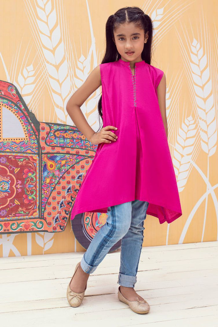 Khaddar Pink Kurti - J. Junaid Jamshed