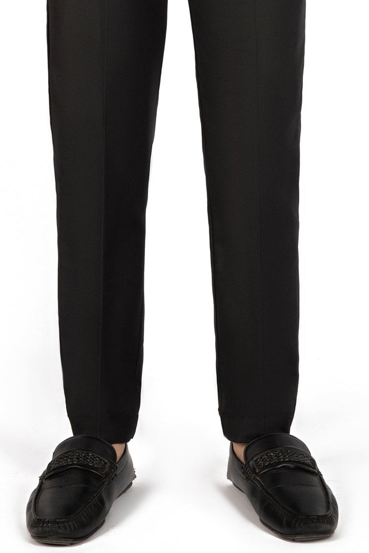 Blended Black Trouser - J. Junaid Jamshed