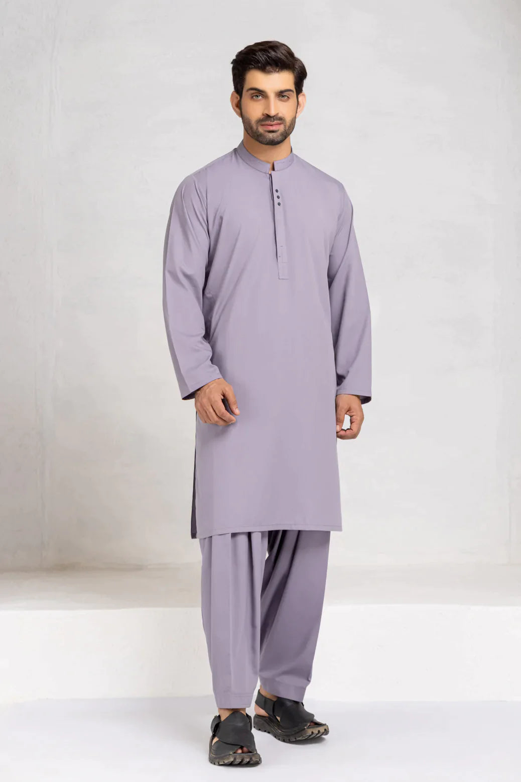 Blended Pigeon Kurta Shalwar - Bonanza