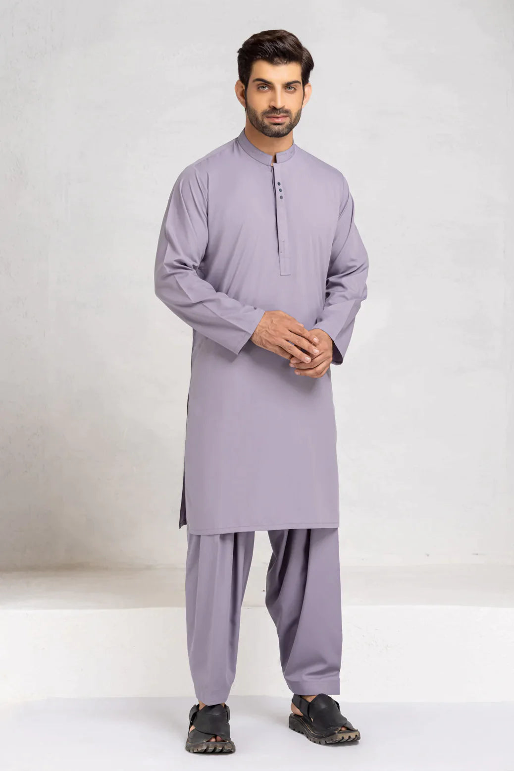 Blended Pigeon Kurta Shalwar - Bonanza