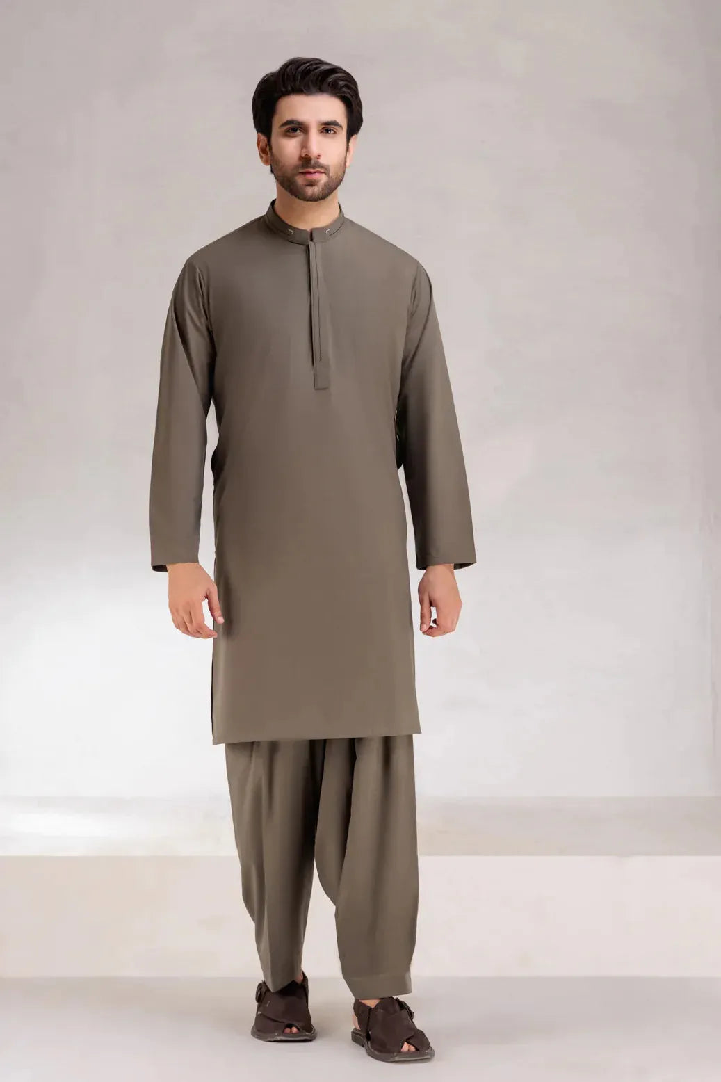 Blended Hunter Kurta Shalwar - Bonanza