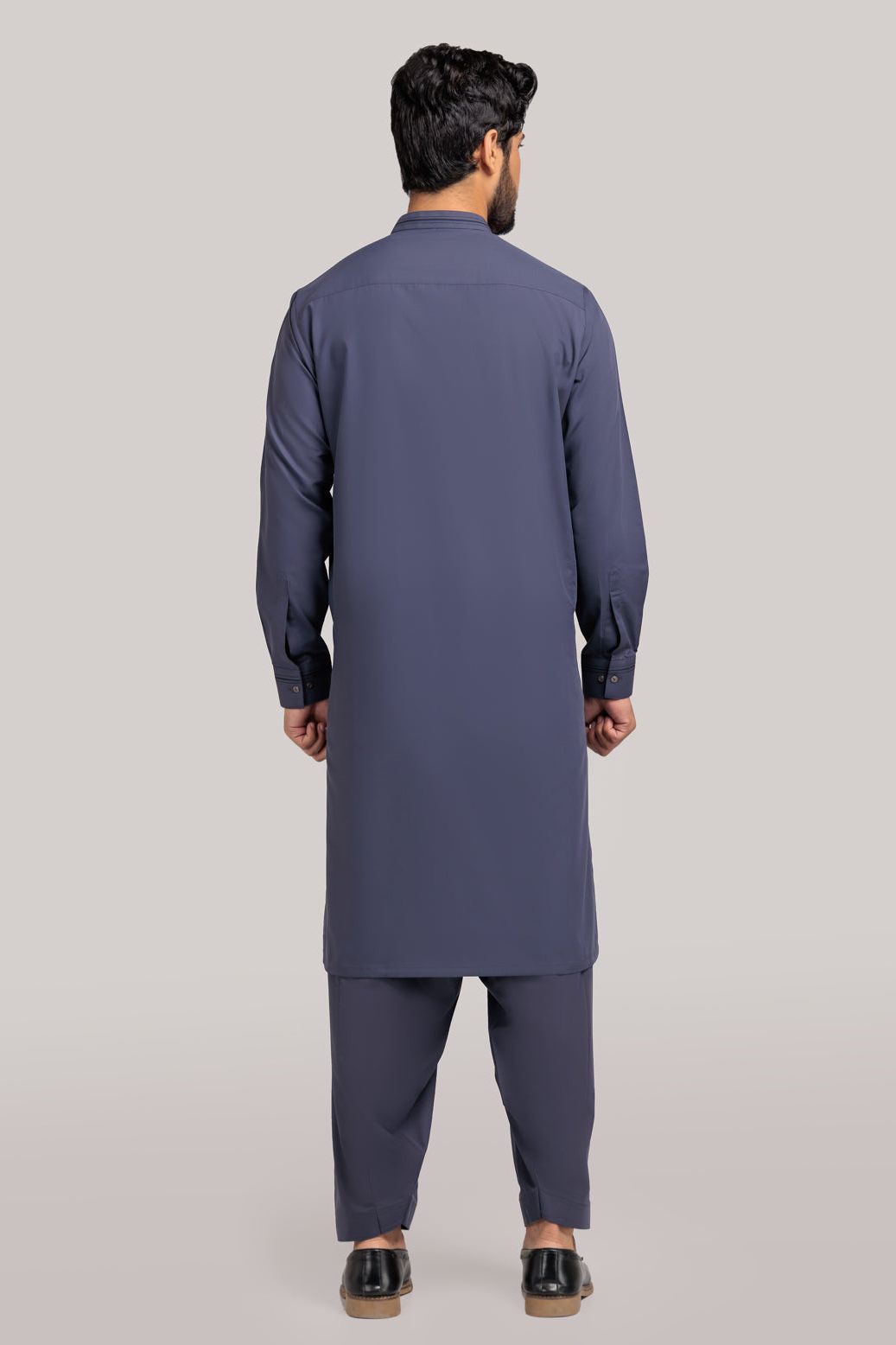 Blended Coal Kurta Shalwar - Bonanza