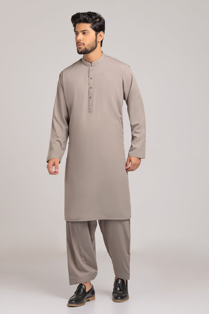 Blended Earth Kurta Shalwar - Bonanza