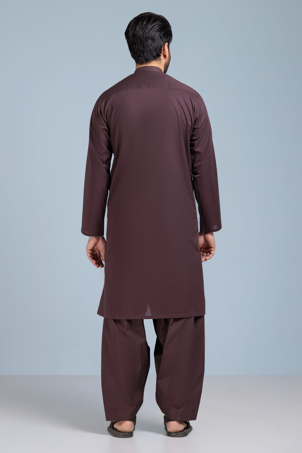 Blended Coffee Kurta Shalwar - Bonanza