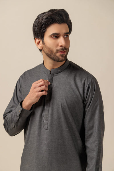 Blended Coal Kameez Shalwar - Bonanza