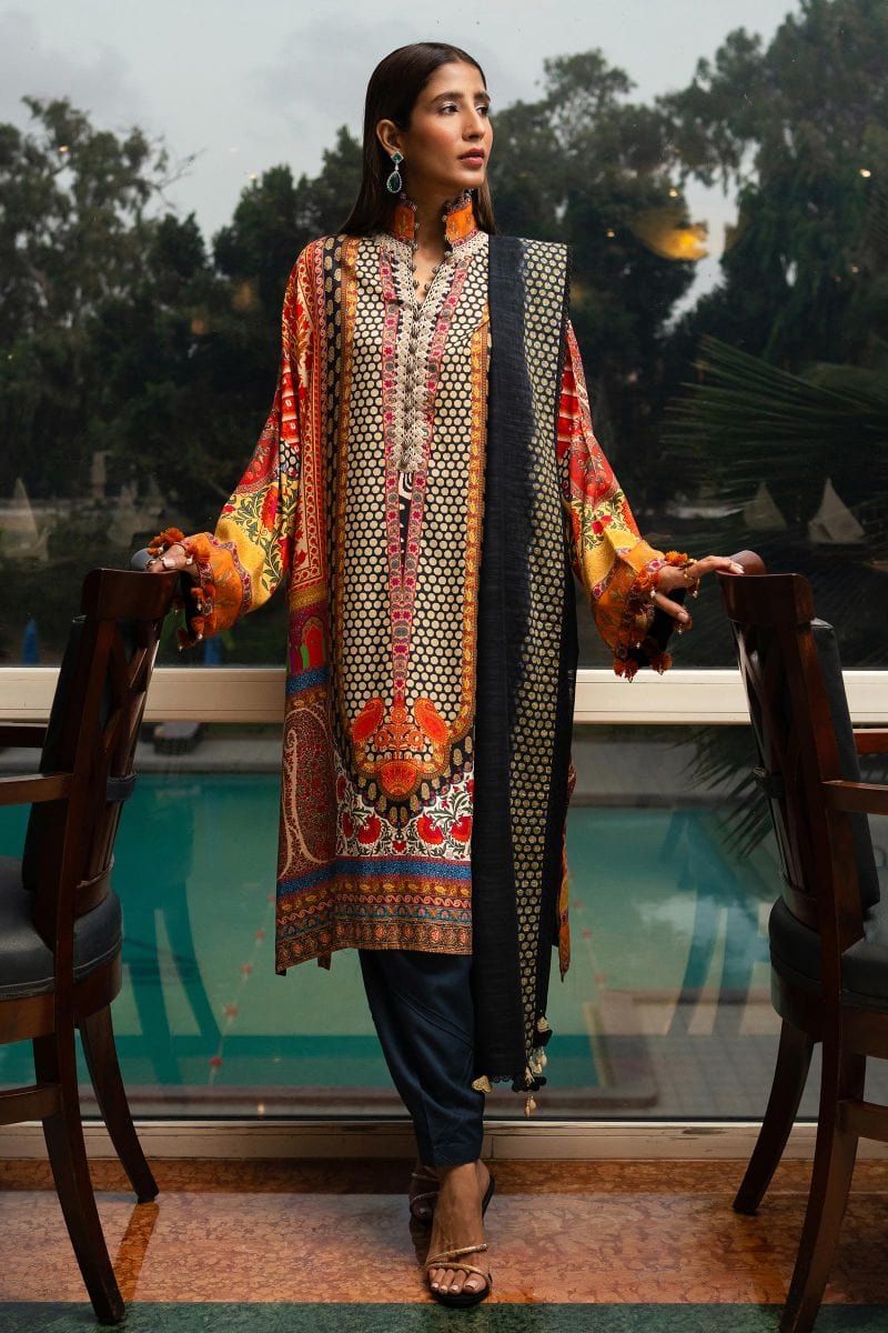 Design 8A - Sana Safinaz Muzlin Winter Stitched