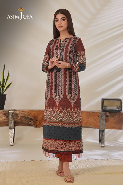 AJBP-25 - Asim Jofa Basic Print Suit