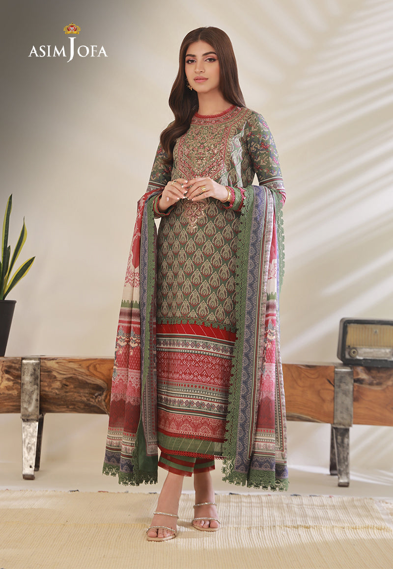 AJBP-08 - Asim Jofa Basic Print Suit