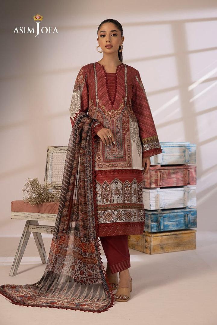 AJBP-05 - Asim Jofa Basic Print Suit