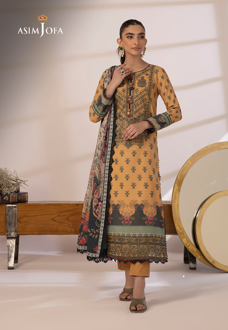 AJBP-20 - Asim Jofa Basic Print Suit