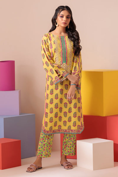 Lawn Yellow 2 Piece Suit - Bonanza