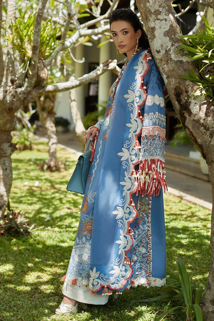 Grey 3 Piece Suit - Elan Luxury Lawn