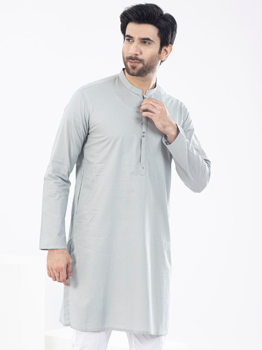 Cotton Light Green Kurta - Almirah