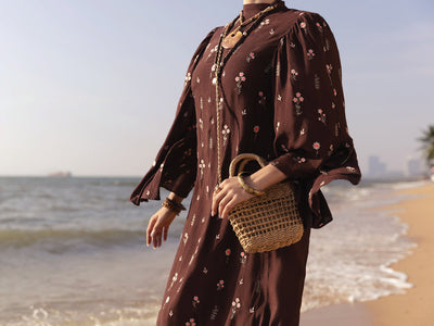 Mapple Silk Brown Kurti - Almirah